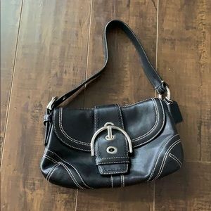 Coach Black Leather Purse